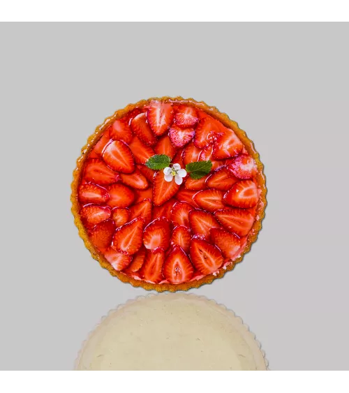 Fond de Tarte Sablée Ø 22 Cm Spécial tartes aux Fraises Prêtes À Garnir