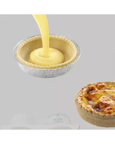 Fonds de tartes Brisés Ø 11 cm prêtes à cuire dans son moule aluminium, en barquette. Sucré ou salé + quiche