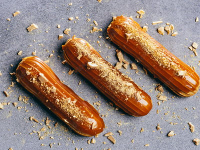 Éclair au caramel beurre salé