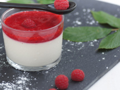 Panna cotta fruits rouges